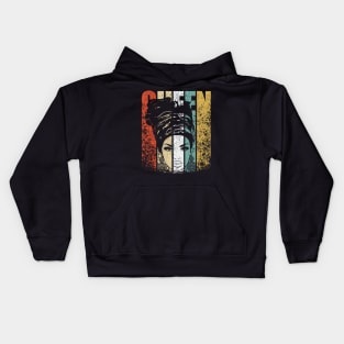 African American Educated Strong Black Woman Queen Kids Hoodie